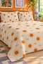 Sun Patterned Bedspread 200X220 Double Pique Set - 2