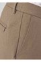 Beige Color Men's Snap-On Jogger Pants - 5