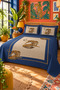 Tiger Pattern Double Printed Pique (200x220 Cm) - 6
