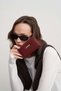 Aster Soft Textured Women's Wallet Claret Red