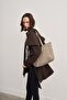 Voyage Canvas Shoulder Bag Mink