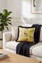 Zebra Design Fringed Velvet Throw Pillow Cover - 43X43Cm