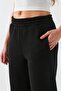 Oversize Unisex Sweatpants Black – 3-Thread Ribbed, Elasticated Waistband, Pockets, Modern Relaxed Fit - 2