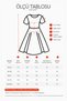 Women's Dress Long 100% Viscose Patterned Buttoned Short Sleeve Belted Shirt Collar Summer Dress - 4