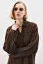 Yakali Hair Braided Sweater Brown - 3