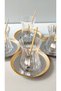 Mios Tea Set Gold 18 Pieces / for 6 People