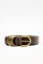Antique Buckle Belt Brown - 3