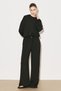 Easy Balon Sleeve Adjustable Blouse Brown - 6