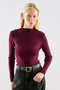 Fishneck Tricot Blazer Burgundy