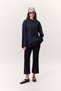 Wide Sleeve Oversize Tshirt Navy Blue - 2