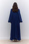 Dress with Wide Sleeve Detail Navy Blue - 5