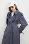 KOPENHAG OVERSIZE TRENCHCOT NAVY BLUE