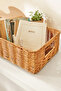 Washable Beige Pp Rattan Closet Laundry Children's Room Toy Organizer Storage Basket Organizer 33X23X11 - 4