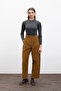 Velvet Baggy Pants with Tiles - 4