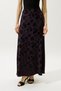 Jacquard Satin Skirt Purple - 8