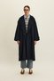 Nicola Kruvaze Trench Coat Navy Blue - 4