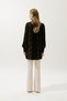 Jacquard Satin Shirt Brown - 8