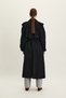Technical Fabric Oversize Trench Coat Black - 7