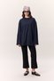 Wide Sleeve Oversize Tshirt Navy Blue - 4