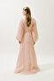 Jakar Organze Evening Dress Powder - 8