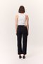High Waist Flare Leg Jeans Black - 7