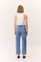 High Waist Mom Fit Jeans Blue - 8
