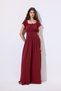 Muslin Tight Dress Red - 5