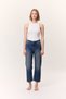 High Waist Straight Fit Jeans Blue - 2