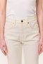 High Waist Flare Leg Jean Ecru - 2