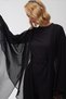 Abendkleid mit Cape, schwarz - 4