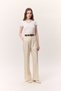 Wide Leg Palazzo Pants Vanilla - 6