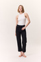 High Waist Straight Fit Jeans Black - 3