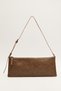 Thin strap baguette bag mink - 6