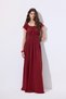 Muslin Tight Dress Red - 2