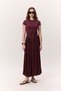 Crush Saten Skirt Bordo - 2