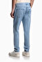 Men's Regular Waist Slim Fit Narrow Leg Blue1 Jeans - 2
