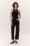 High Waist Straight Fit Jeans Black
