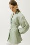 Jacquard Organza Kimono Mint - 5
