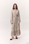 Patterned Crushli Folding Dress Sophia Somon