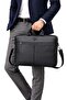 Black Color Unisex Shoulder Strap File Tablet Notebook Bag 15.6 Inch Laptop And Briefcase