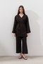 Linen Cruvaze Closure Kimono Aci Brown - 5