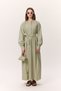 Gerafftes, detailliertes, weites Hemdkleid CAGLA - 4