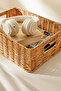 Washable Beige Pp Rattan Closet Laundry Children's Room Toy Organizer Storage Basket Organizer 36X26X12 - 4