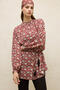 Viscose Patterned Tunic Bloom