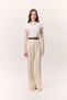 Wide Leg Palazzo Pants Vanilla - 5