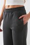 Oversize Unisex Sweatpants Smoked – 3 Thread Ribbed, Elasticated Waistband, Pockets, Modern Relaxed Fit - 6