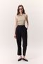 Tencel Pleated Pants Black - 4