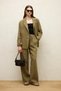Comfortable Linen Pants with Pockets Khaki