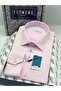 Classic Long Sleeve Pocketless Lycra Comfortable Fabric Men's Shirt Fs-004517 - Pink