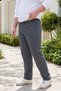 Sport Men's Sweatpants with 3 Pockets and Zipper Rea-0705 Anthracite - 3